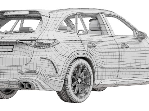 Brabus 730 AMG GLC63 2025 3D-Modell