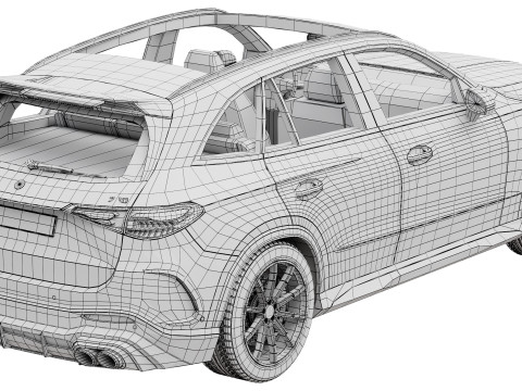 Brabus 730 AMG GLC63 2025 3D-Modell