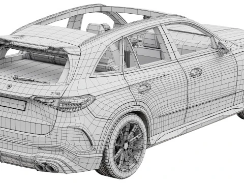 Brabus 730 AMG GLC63 2025 3D Model