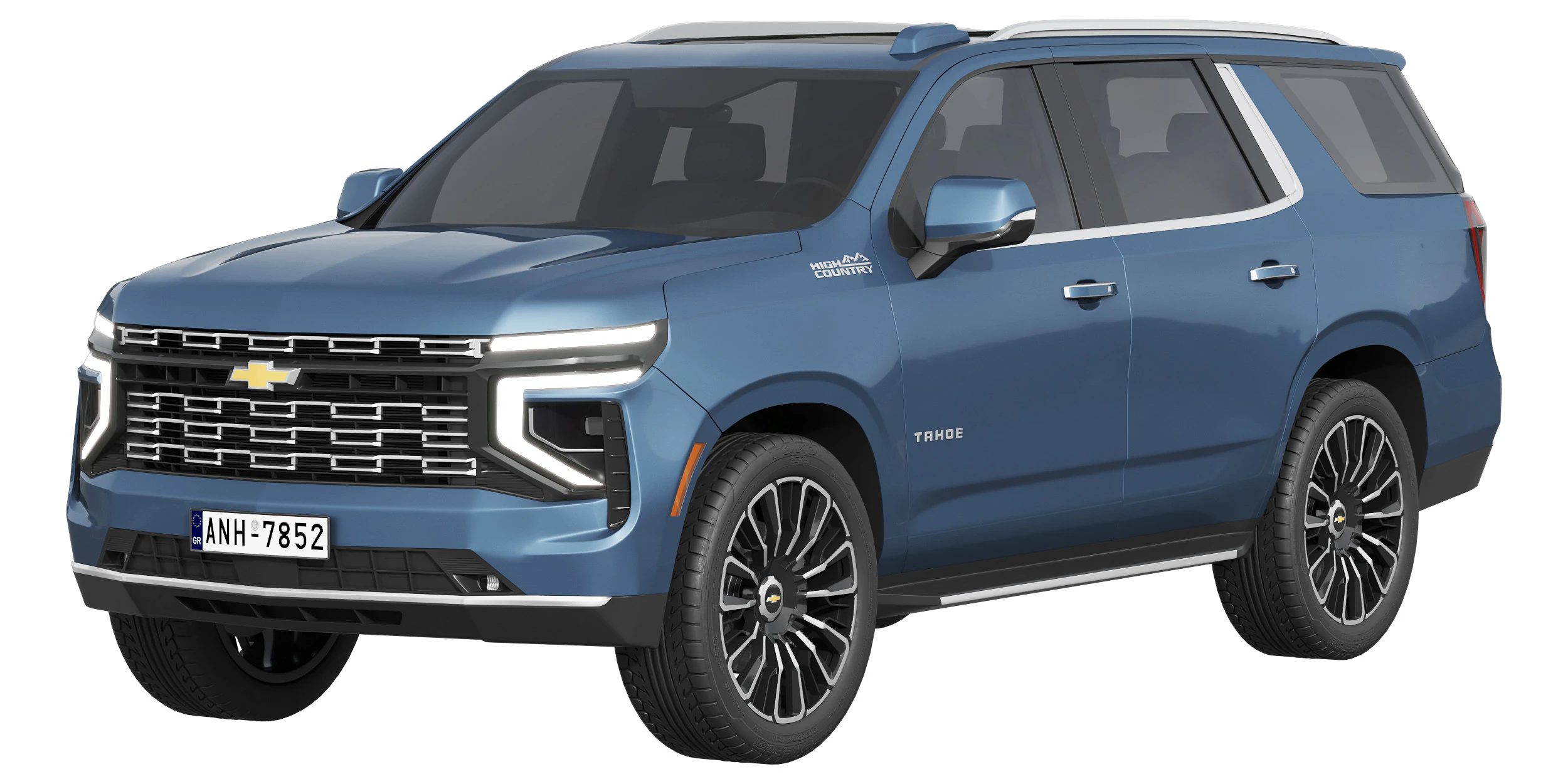 Chevrolet Tahoe High Country 2025 3D Model .c4d .max .obj .3ds .fbx .stl .blend 