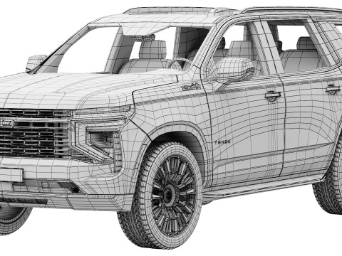 Chevrolet Tahoe High Country 2025 Modèle 3D