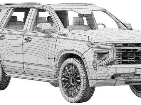 Chevrolet Tahoe High Country 2025 Modèle 3D