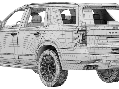 Chevrolet Tahoe High Country 2025 3D Model