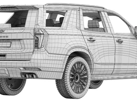 Chevrolet Tahoe High Country 2025 3D Model