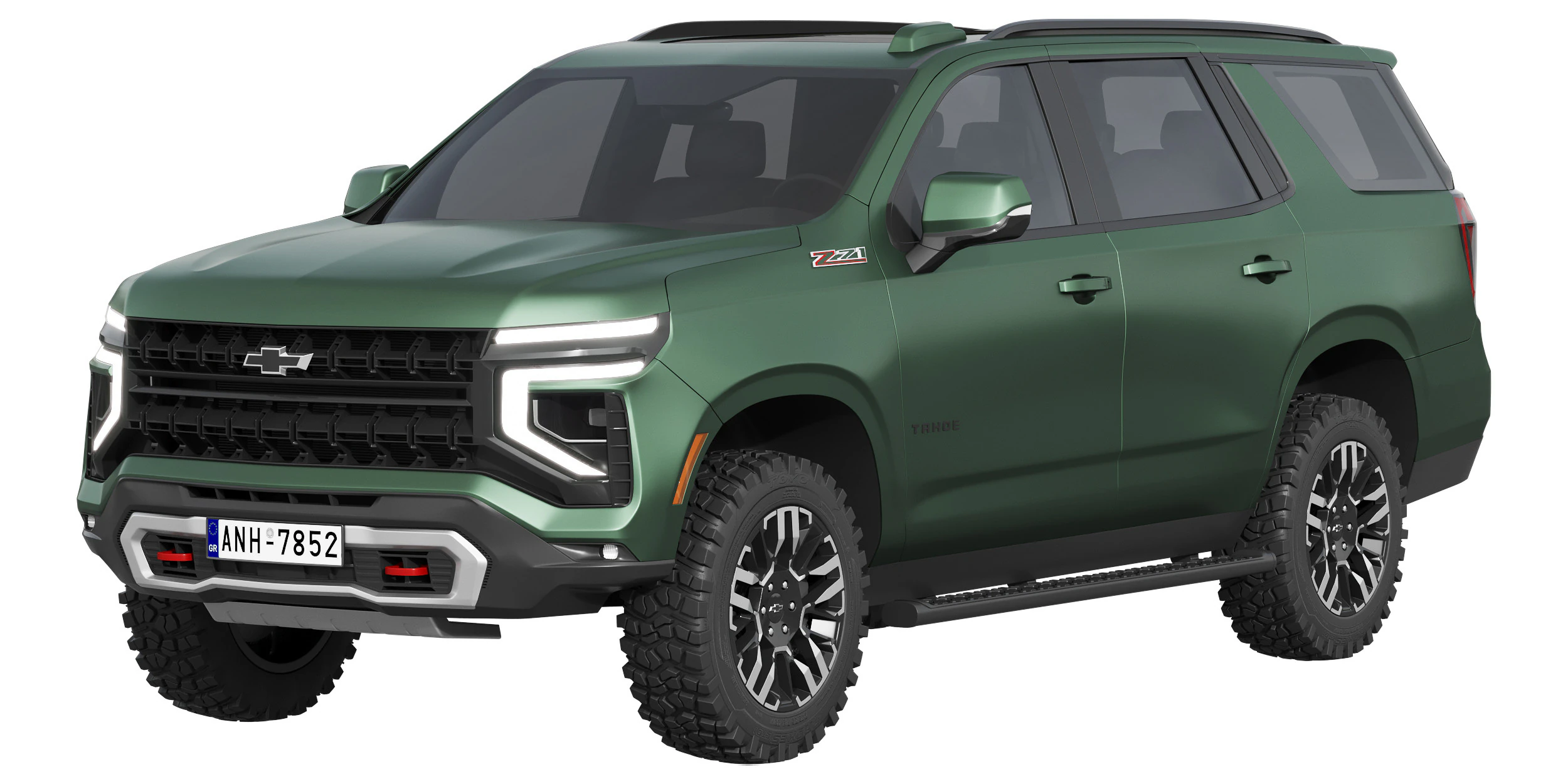 Chevrolet Tahoe Z71 2025 3D Model .c4d .max .obj .3ds .fbx .stl .blend 