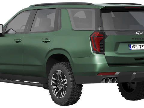 Chevrolet Tahoe Z71 2025 3D Model