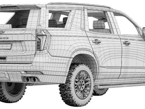 Chevrolet Tahoe Z71 2025 3D Model
