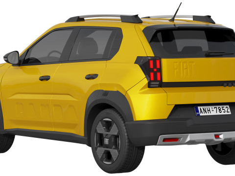 Fiat Grande Panda 2025 3Dモデル