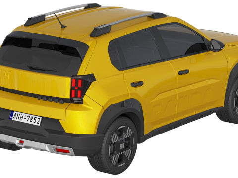 Fiat Grande Panda 2025 3Dモデル