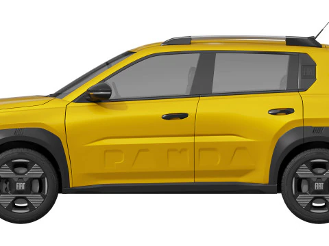 フィアット グランデ パンダ 2025 3Dモデル