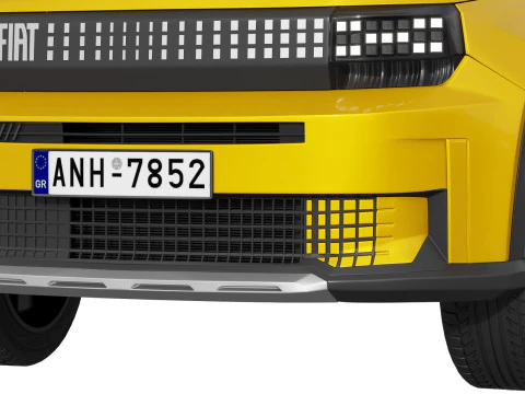 フィアット グランデ パンダ 2025 3Dモデル