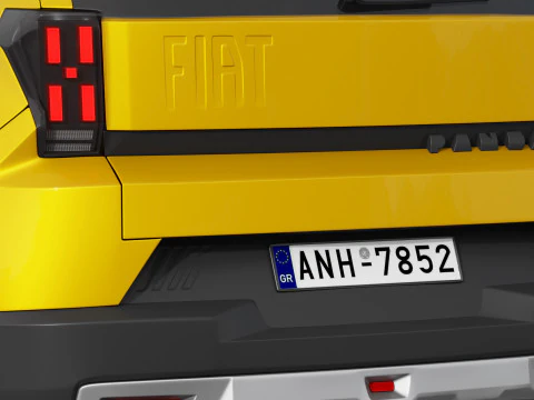 フィアット グランデ パンダ 2025 3Dモデル