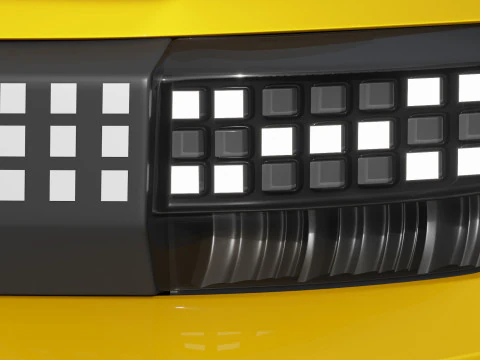 フィアット グランデ パンダ 2025 3Dモデル