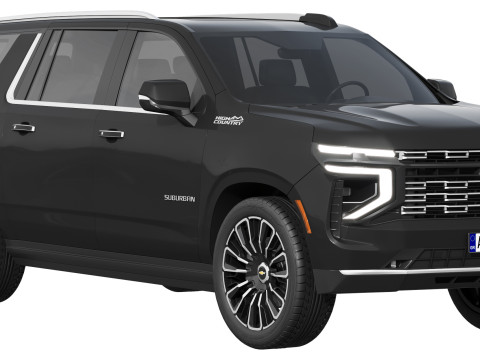 Chevrolet Suburban High Country 2025 Modèle 3D
