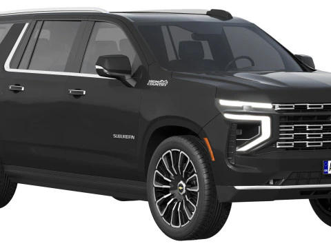 Chevrolet Suburban High Country 2025 Modello 3D