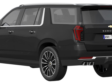 Chevrolet Suburban High Country 2025 Modèle 3D