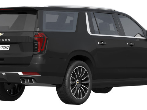 Chevrolet Suburban High Country 2025 Modèle 3D