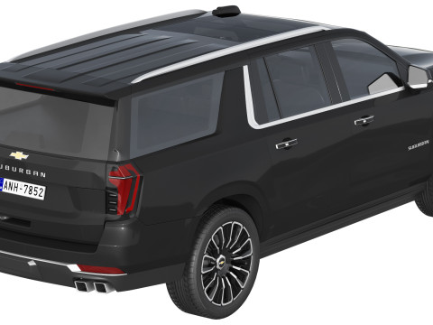 Chevrolet Suburban High Country 2025 Modèle 3D