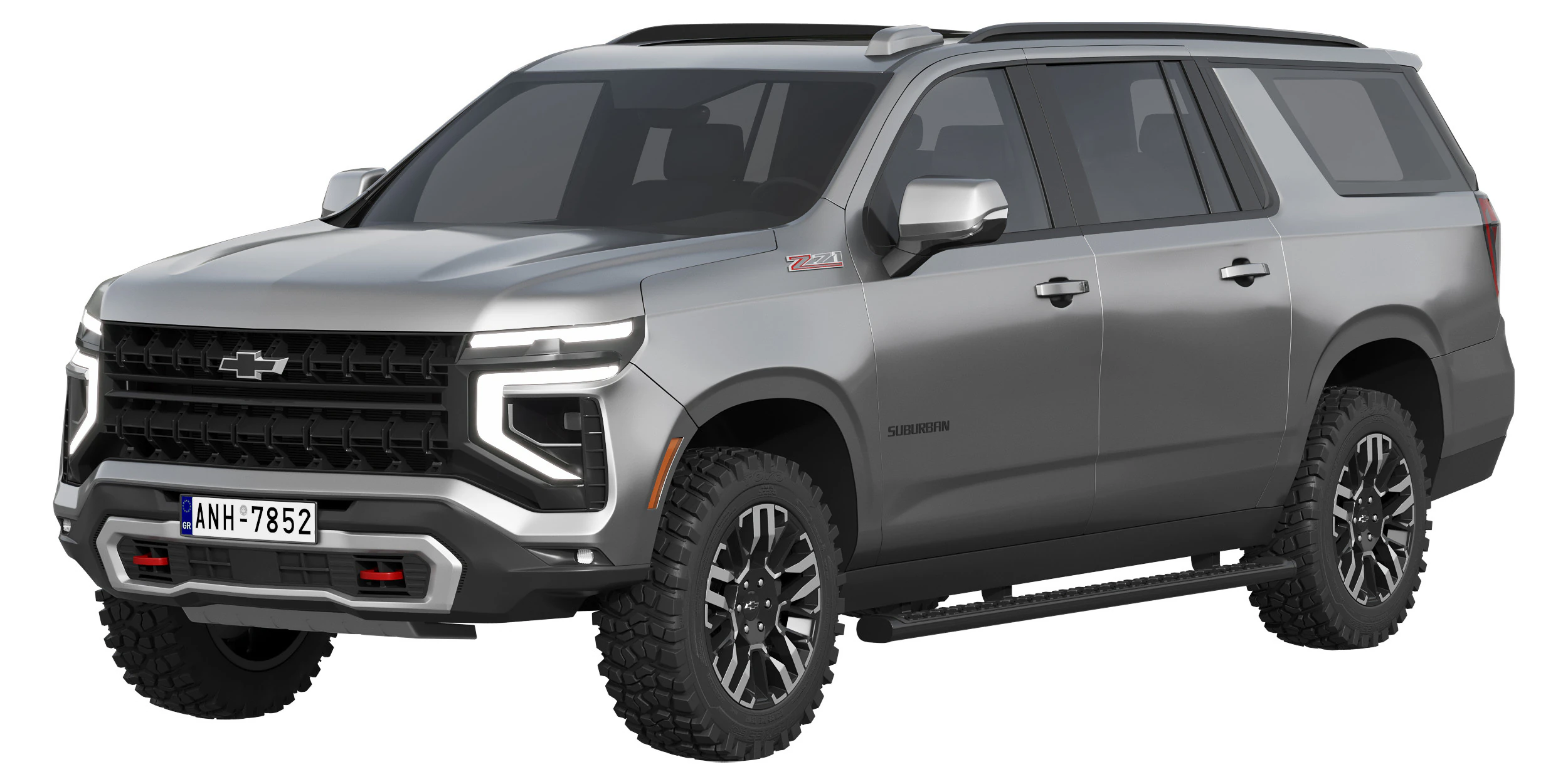 Chevrolet Suburban Z71 2025 3D Model .c4d .max .obj .3ds .fbx .stl .blend 