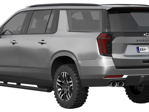 Chevrolet Suburban Z71 2025 3Dモデル