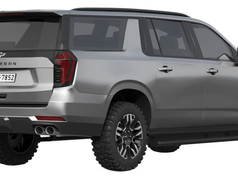Chevrolet Suburban Z71 2025 3Dモデル