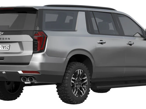 Chevrolet Suburban Z71 2025 3D Model