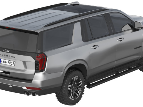 Chevrolet Suburban Z71 2025 3Dモデル