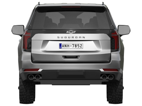Chevrolet Suburban Z71 2025 3Dモデル