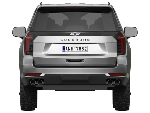 Chevrolet Suburban Z71 2025 3D Model