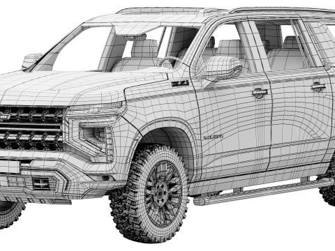 Chevrolet Suburban Z71 2025 3D Model