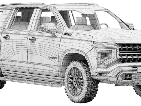 Chevrolet Suburban Z71 2025 3D Model