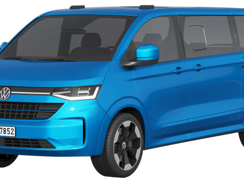 Volkswagen Caravelle T7 2025 3D Model