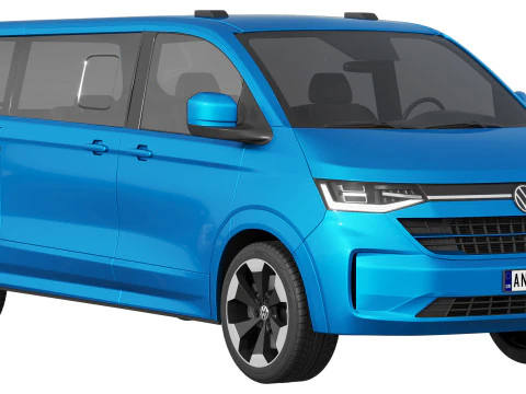 Volkswagen Caravelle T7 2025 3D Model