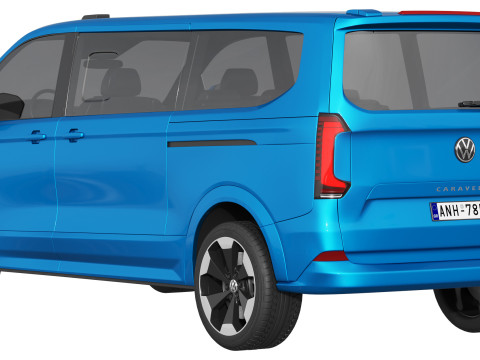 Volkswagen Caravelle T7 2025 3D 모델