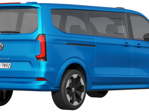 Volkswagen Caravelle T7 2025 3D 모델