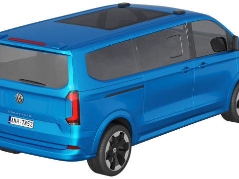 Volkswagen Caravelle T7 2025 3D 모델