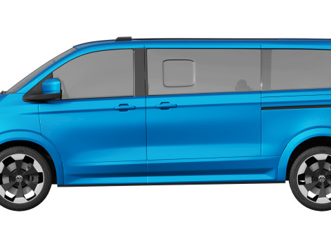 Volkswagen Caravelle T7 2025 3D 모델