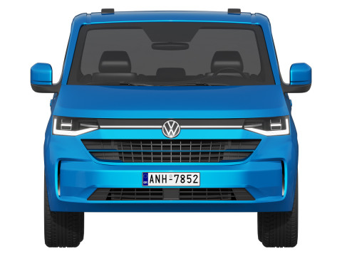 Volkswagen Caravelle T7 2025 3D 모델