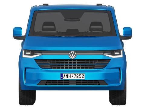 Volkswagen Caravelle T7 2025 3D Model