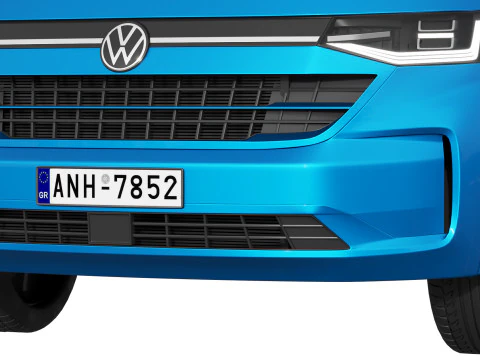 Volkswagen Caravelle T7 2025 3D Model