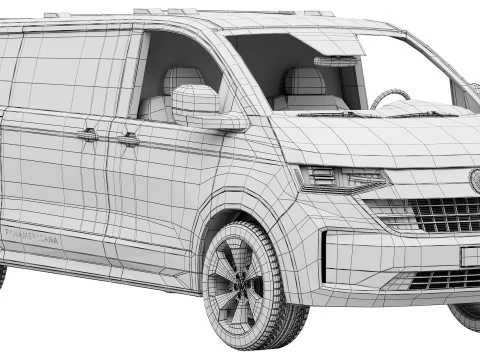 Volkswagen Transporter T7 2025 3D Model