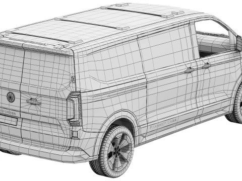 Volkswagen Transporter T7 2025 3D Model