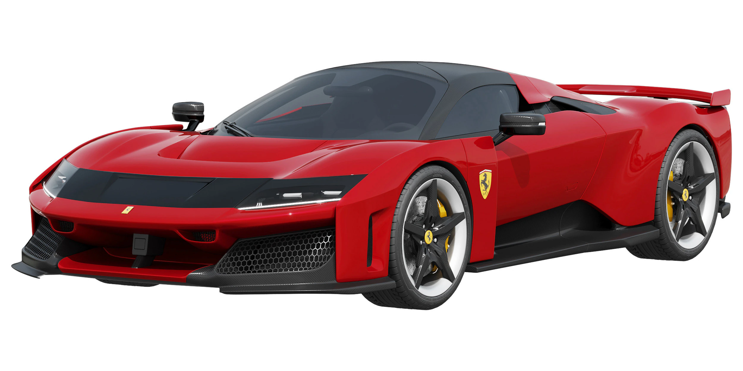 Ferrari F80 2025 3D Model .c4d .max .obj .3ds .fbx .stl .blend