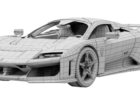 Ferrari F80 2025 3D Model