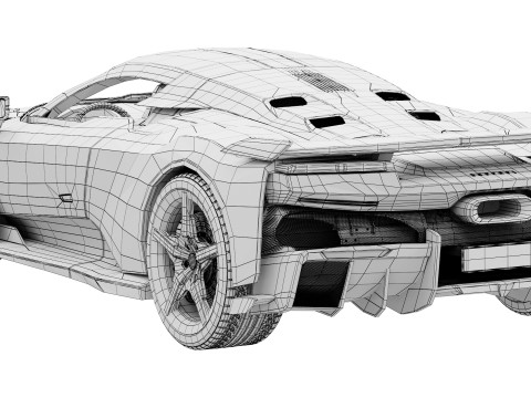 Ferrari F80 2025 3D Model