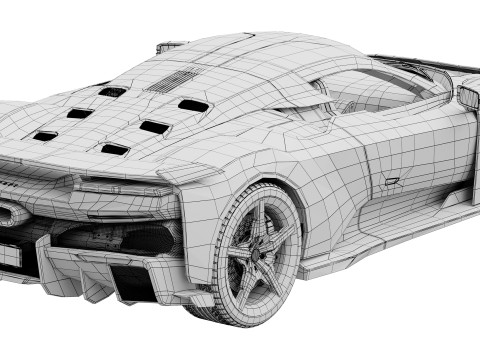 Ferrari F80 2025 3D Model