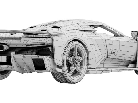 Ferrari F80 2025 3D Model