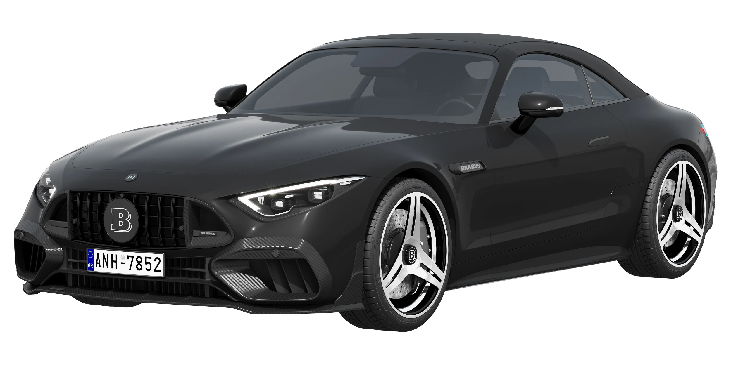 Brabus 750 AMG SL63 3D Model .c4d .max .obj .3ds .fbx .stl .blend
