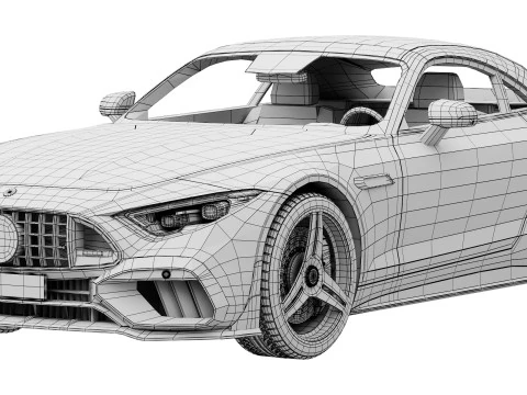 Brabus 750 AMG SL63 3D Model