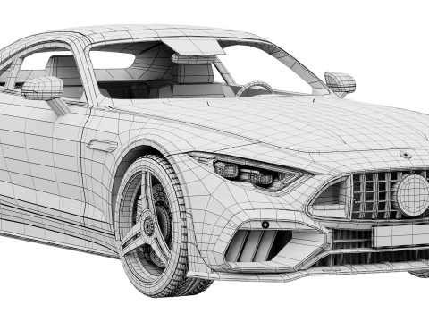 Brabus 750 AMG SL63 3D Model